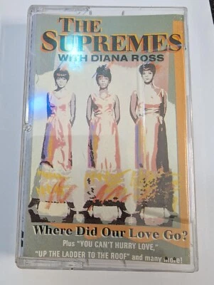 Vtg Motown Records Cassette Tape Diana Ross The Supremes Where Did Our Love Go - Image 1 of 3