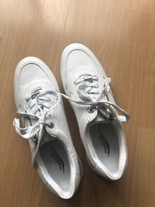 Sneaker Schuhe Sportschuhe Medicus weiß Leder Größe 39 oder 6 - Bild 1 von 4