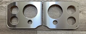 1955-1959 GMC Truck GAUGE CLUSTER BRUSHED STAINLESS Appliqué Set - Picture 1 of 5