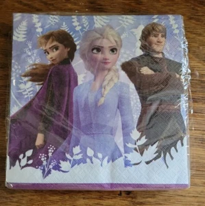 New Disney Frozen II 2 Ply Party Napkins 16 ct. - Picture 1 of 2
