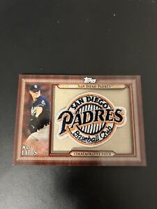 Mat Latos Patch Card 2011 Topps Baseball San Diego Padres