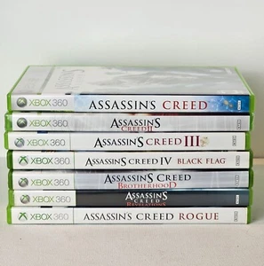 Assassins Creed Bundle 1,2,3,4, Brotherhood, Revelations And Rogue - Picture 1 of 3
