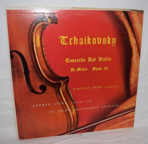 Tchaikovsky : György Pauk, Gunnar Staern Conducting London Philharmonic - VG/G - Picture 1 of 7