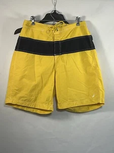 Vintage Nautica Swim Trunks Shorts Mens M Multicolor Colorblock Lined - Picture 1 of 7