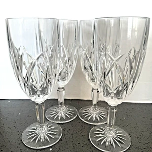 4 Waterford Marquis Crystal Brookside Iced Tea Beverage Glass 8.25" Tall - Picture 1 of 11