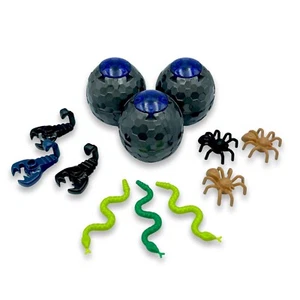 LEGO 3 Titanio Color Metálico Carcasas Verdes Serpientes Escorpiones y Arañas - Imagen 1 de 2