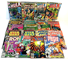 Vintage Comics Lot of 19 - Star Wars, Spider-Man, Fantastic Four, Hulk + More