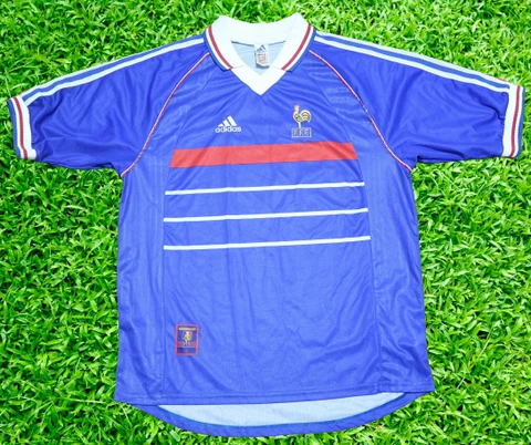 France Soccer Jersey Football Shirt 100% Original L 1998 World Cup Home USED Cover