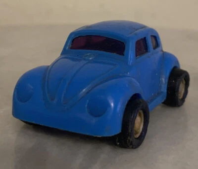 罕见 HTF Buddy L 蓝色塑料大众甲虫虫日本状况良好 — 第 1/4 张图片