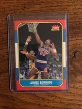 James Edwards 1986 Fleer Basketball Card