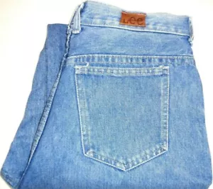 LEE WOMENS SIZE MEASURED W30 X L32 TAPERED LEG BLUE JEANS AUSTRALIA - Picture 1 of 8