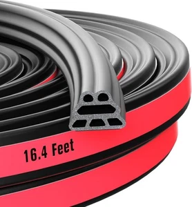 Car Door Seal Strip Rubber 3 Layer Pyramid Structure Automotive Weather Strip... - Picture 1 of 7