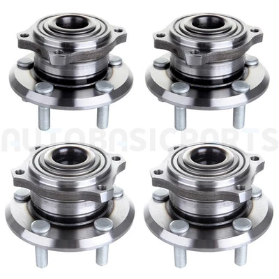 For 2007-2008 Dodge Charger AWD 4 Pcs Front or Rear side Wheel Hub Bearings - Image 1 of 4
