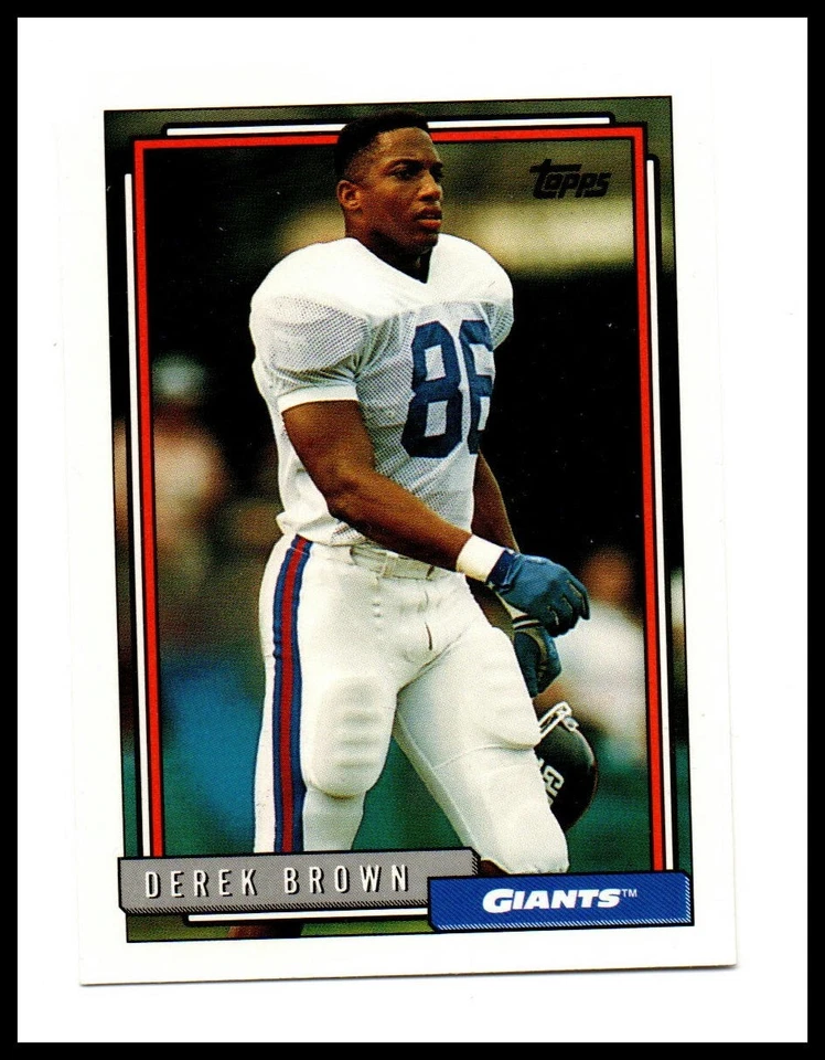 1992 Topps #720 Derek Brown - Image 1 of 1