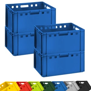 4x Fleischkiste E3 Fleischerkiste stapelbar Eurokiste Lagerkiste 60x40x30 cm - Bild 1 von 25