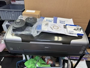 Epson Stylus Photo R1800 Printer W Extras  (READ/Powers On) AS IS - Picture 1 of 24