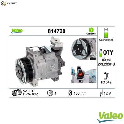 COMPRESSOR AIR CONDITIONING 814720 FOR SUBARU FB25 2.5L EJ257EJ255 2.5L 4cyl - Image 1 of 4