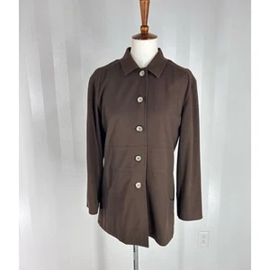 J.JILL Women’s Brown Jacket Sz 6 - Picture 1 of 10
