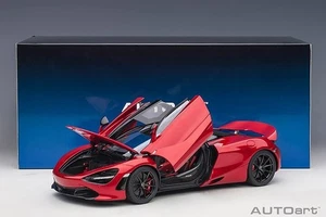 Rare AA Autoart 1:18 Scale McLaren 720S Red Alloy Diecast Model Car Collection - Picture 1 of 10