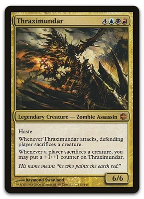 Thraximundar #113 (LP) Alara Reborn ARB Magic MTG - Image 1 of 2