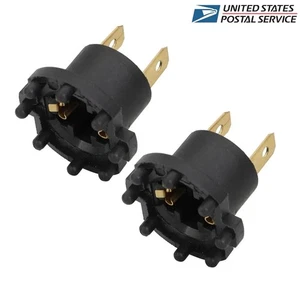 2× Headlamp Low Beam Socket Male #B28V-51-0A3 For Mazda 3 5 Protege 2001-2010 US - Picture 1 of 7