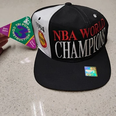 Vintage 1994 Starter  Houston Rockets NBA Championships Cap With Original Tags. - Image 1 of 4