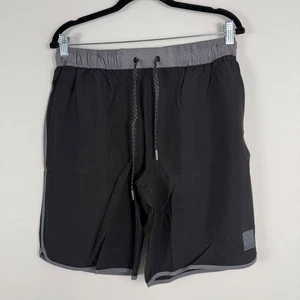 Dixxon The Chad Athletic Shorts Mens M Black Premium Apparel Gym Workout Hybrid - Picture 1 of 7