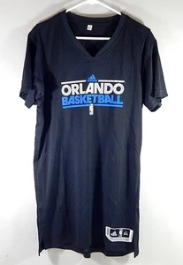 Camiseta deportiva de práctica de calentamiento emitida por el equipo Orlando Magic Adidas negra 2XL +2" - Imagen 1 de 3