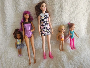 Lote de 5 Barbies 2 Grandes N 3 Pequeñas Barbie Niñas Multicolor - Imagen 1 de 20