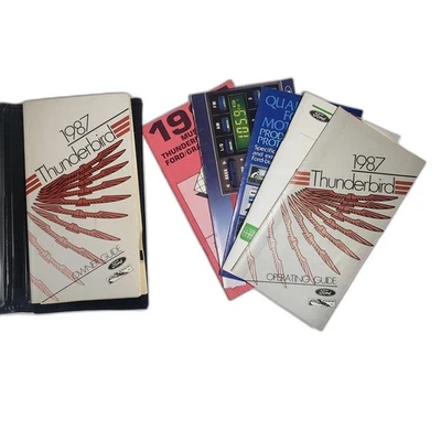 Винтажный 1987 Ford Thunderbird руководство пользователя руководство по гарантии информация OEM чехол классический - Изображение 1 из 4
