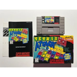 Tetris Attack (SNES Super Nintendo) Funciona Completo En Caja🔥 - Imagen 1 de 6