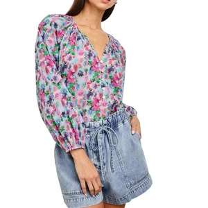 Rails Indi Blumen Bauern Top Frühling Wiese Neu ohne Etikett Gr. Small - Bild 1 von 11