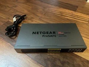 Netgear ProSafe JGS516PE 16-Port Gigabit PoE Ethernet Network Switch - Picture 1 of 1
