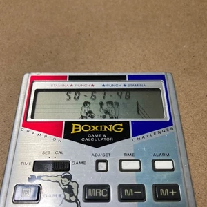 Casio BG 15T Boxspiel Taschenrechner Vintage Retro Japan funktioniert Batterie Neu - Bild 1 von 12