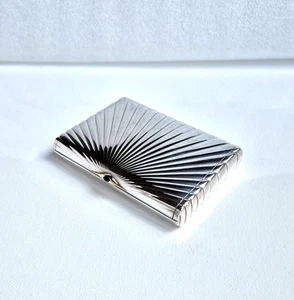 Antiguo estuche de diseño de plata 830 - objeto de lujo versátil como estuche de cigarrillos o.a. - Imagen 1 de 16