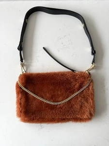 Bolso bandolera de piel de oveja y cuero AllSaints Eve - Imagen 1 de 18