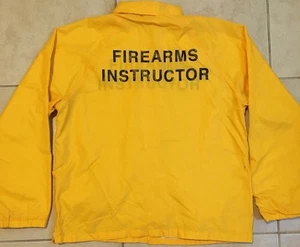 Vtg 80s Firearms Instructor Jacket M USA Gun Shooting Army Military Grunge 70s - Picture 1 of 21