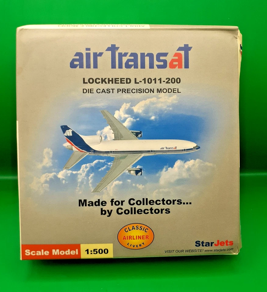 SCHUCO STAR JETS WINGS METAL AIR TRANSAT LOKHEED L-1011-200 1/500 - Immagine 1 di 4