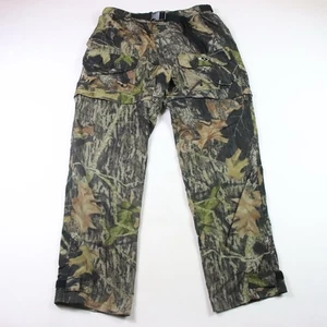 MOSSY OAK Camo M Treklite Convertible Pants Zip Off Lightweight - Picture 1 of 12