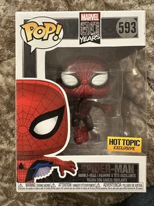 Funko Pop! Marvel 80 Años Spider-Man Hot Topic Exclusivo #593 - Imagen 1 de 6