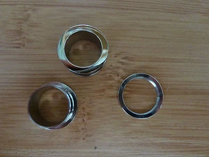 2x 316L 20mm Tapón para los oídos de acero inoxidable quirúrgico. Piercing corporal, anillo, barra, perno. #15 - Imagen 1 de 2