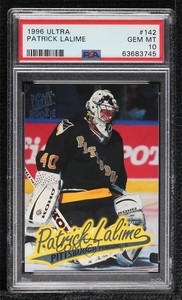 1996-97 Fleer Ultra Patrick Lalime #142 PSA 10 GEM MT Rookie RC