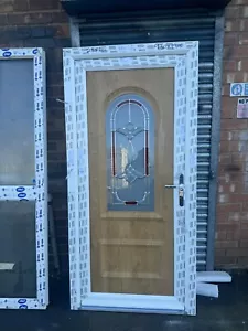 Brand New Inward opening white Upvc Door 930 X 1915 Mm Complete With Panel £325 - Picture 1 of 1
