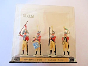 1/43 1er EMPIRE FIGURINE MDM BOITE 4 FIG MUSIQUE 30è RGT INFANTERIE DE LIGNE - Imagen 1 de 3
