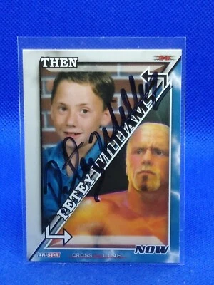 Autógrafo Petey Williams 2008 TriStar entonces y ahora #54 Foto 1 de 2