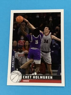 2022 Topps X Chet Holmgren Rookie #4 Block Party RC - Image 1 of 2