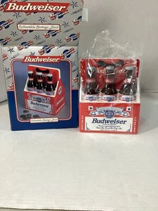 Anheuser-Bush Budweiser 1998 Confezione 6 Salvadanaio Enesco da Collezione - Foto 1 di 2