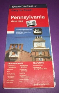 PENNSYLVANIA Rand McNally 2012 Paper Folded Map **NEW** - Picture 1 of 1