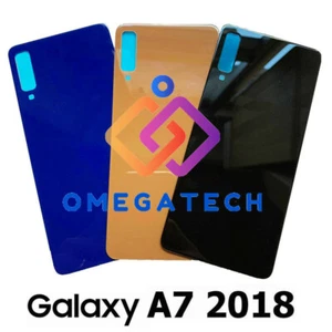 Rear Battery Case + Glue for Samsung Galaxy A7 2018 Sm-A750 Glass Cover - Picture 1 of 1