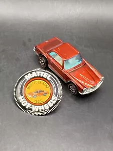 Hot Wheels Redline Mercedes Benz 280SL rot HK weiß Int mit Knopf Vintage Spielzeugauto - Bild 1 von 9